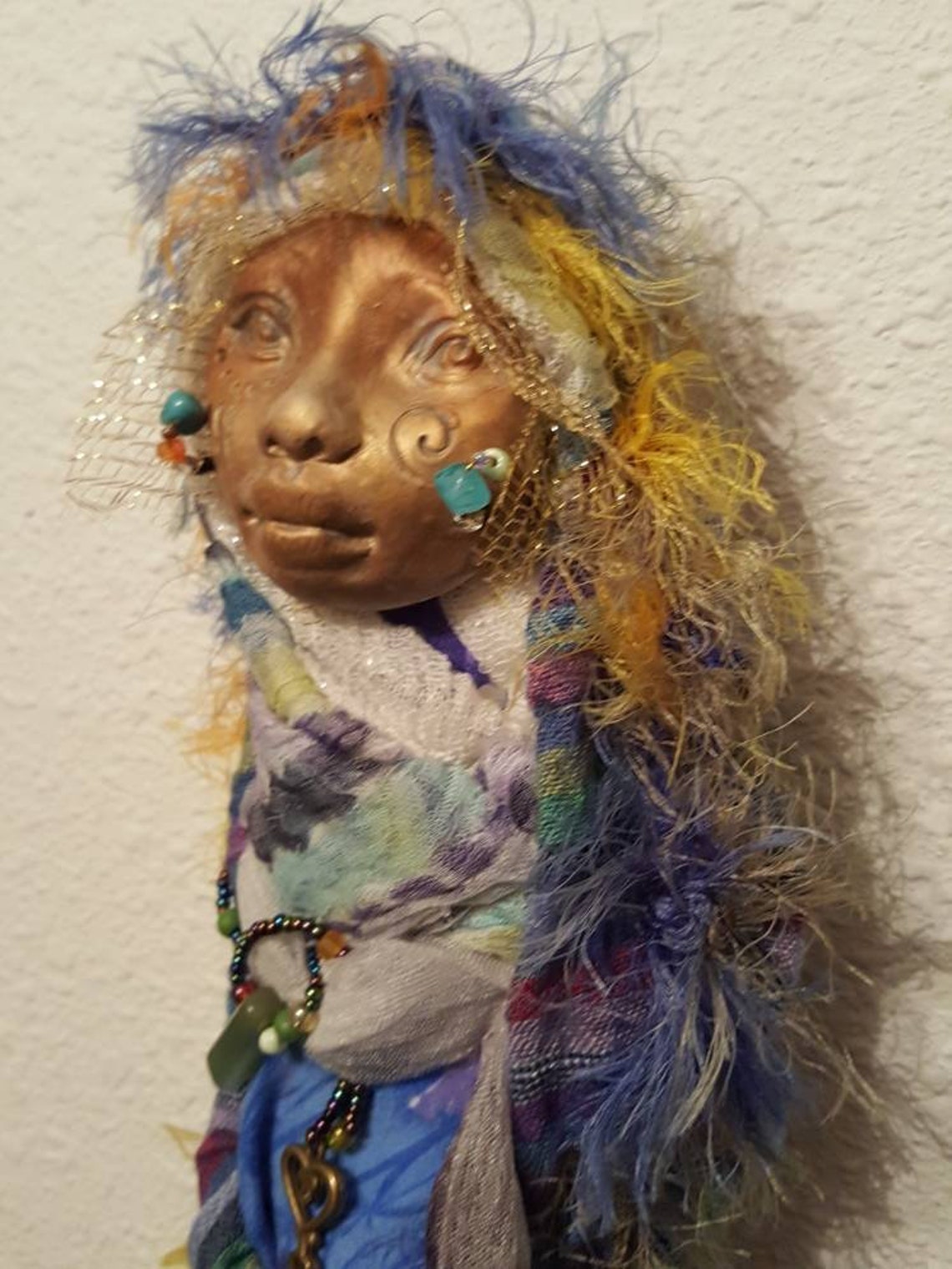 PachaMama Goddess Santos Cage Doll Art doll Mix Media doll | Etsy