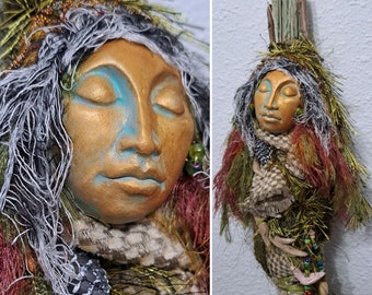 Hecate Spirit, OOAK Art Doll, Nature Lovers gift.