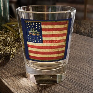 Civil War 140th Pennsylvania Infantry Shot Glass: Reenactor Gift
