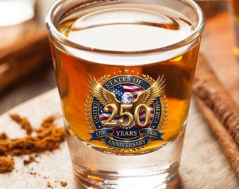 America 250 Shot Glass