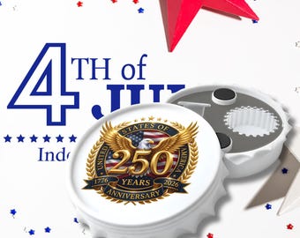 America 250 Anniversary Celebration Bottle Opener