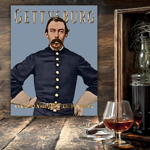 Gettysburg Collection Poster Print: Major Andrew G. Happer Historical Artwork