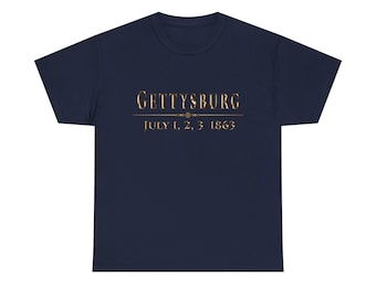 Gettysburg Civil War T-Shirt: American History, Patriotic Apparel