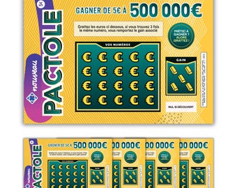 Carte à gratter annonce grossesse PACTOLE