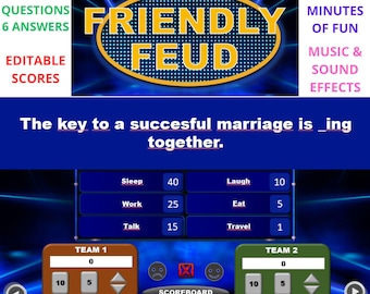 Friendly Feud: The Ultimate 50-Question PowerPoint Game