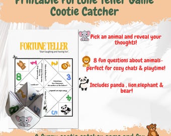 Juego de adivinación imprimible: Atrapa-piojos de animales (PDF)