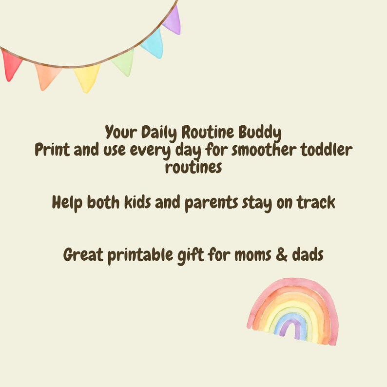 Toddler Daily Routine Charts: Skill Tracker, Meal Planner (printable ...