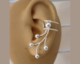 Ear cuff single in Sterling Silver - right or left