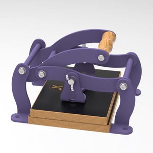 A5-size hand lino press, linocut press, printing press, block press