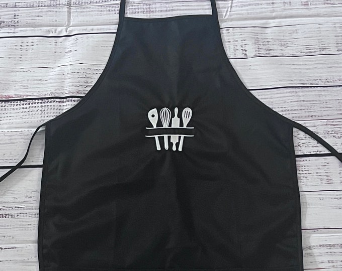 Personalized Embroidered Apron | Custom Chef
