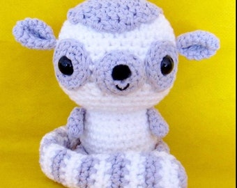NEW*** Little Amigurumi Lemur crochet pattern - PDF Digital Download