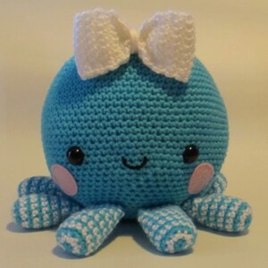 Huggable Octopus amigurumi crochet pattern PDF Digital Download image 2