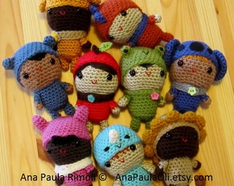 Amiguitos Amigurumi - patron de crochet/ganchillo