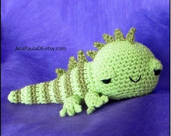 NEW** Amigurumi Iguana crochet pattern -PDF Digital Download