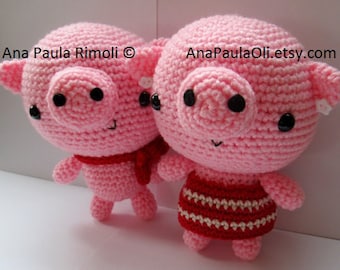 Amigurumi Pigs PDF crochet pattern