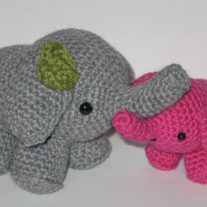 Mom and Baby Elephant amigurumi crochet pattern PDF Digital Download image 2