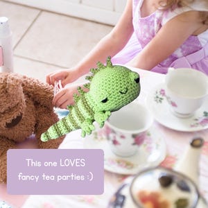 Amigurumi Iguana crochet pattern - Iguana Crochet Pattern - Iguana Plush Crochet Pattern - Crochet Toy Iguana pattern - PDF Digital Download image 3