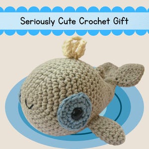 Crochet Whale Amigurumi Crochet Pattern - Whale Crochet Pattern - Amigurumi Whale Crochet Pattern - Ocean Amigurumi Pattern imagen 4