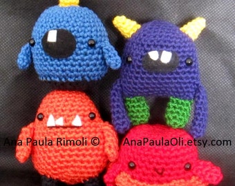 Amigurumi Monstruos! patron de crochet