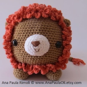Lion crochet pattern - PDF Digital Download