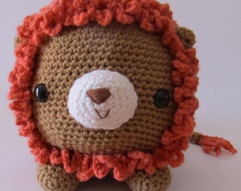 Lion crochet pattern - PDF Digital Download