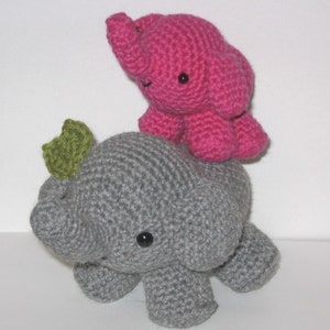 Mom and Baby Elephant amigurumi crochet pattern PDF Digital Download image 4
