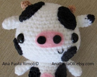 Amigurumi Cow crochet pattern - PDF Digital Download