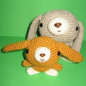 Little Bunny and his Mom crochet pattern - PDF Digital Download