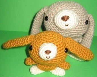 Little Bunny and his Mom crochet pattern - PDF Digital Download