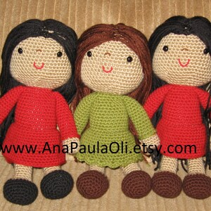 12&#39;&#39; Sweet Doll amigurumi crochet pattern - PDF Digital Download