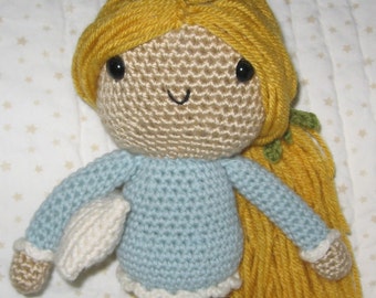 Bed Time amigurumi doll crochet pattern PDF Digital Download