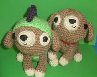 Amigurumi Dog and Dragon-Dog Crochet Pattern - PDF Digital Download