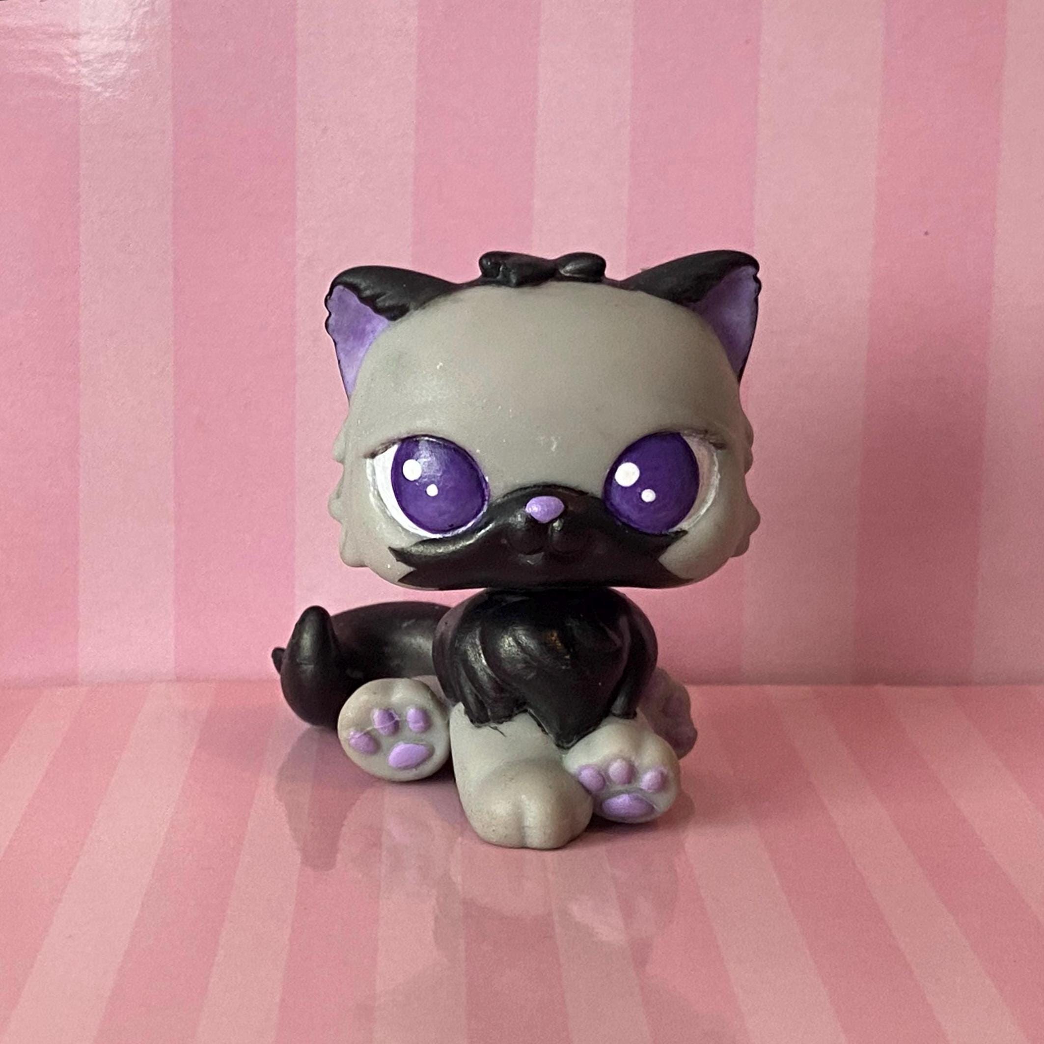 HASBRO LPS PETSHOP Littlest Pet shop CHAT PERSAN CAT Rose # 2465 /b EUR