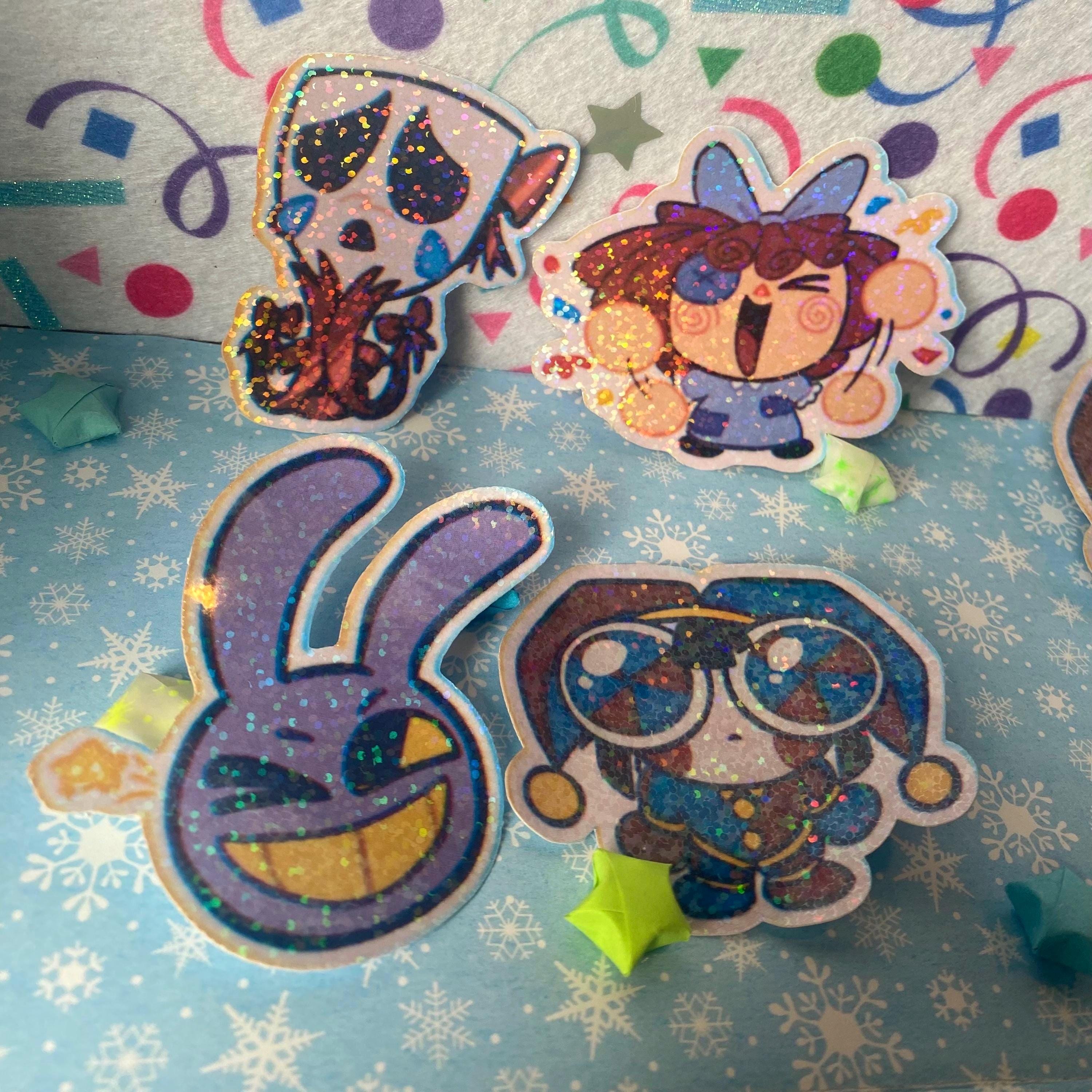TADC, Gangle, Ragatha, Jax, and Pomni, the Amazing Digital Circus Stickers  - Etsy, image size:3000x3000