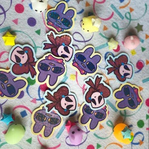 TADC, Gangle and Jax sillies, The Amazing Digital Circus Stickers