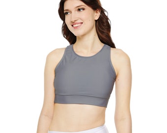 Sportwear Fully Lined, Padded Sports Bra (AOP)