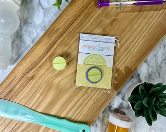 World's Okayest Pharmacist Mini Acrylic Pin | funny pharmacy gift healthcare gift