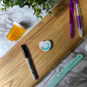 We Love RX Herz Tablet Aufkleber - Apotheke Geschenk