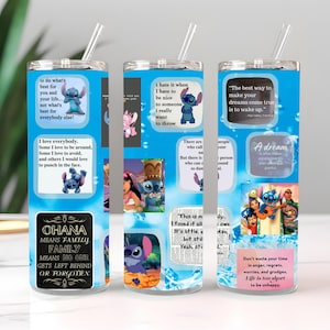 Lilo & Stitch Tumbler: Ohana Family Travel Mug