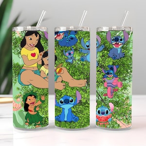 Lilo & Stitch Tumbler: Ohana Family Travel Mug