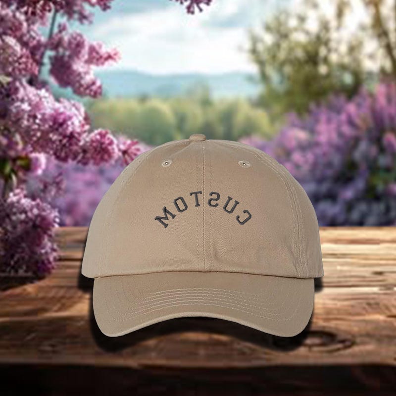Backwards Text Hat - Etsy