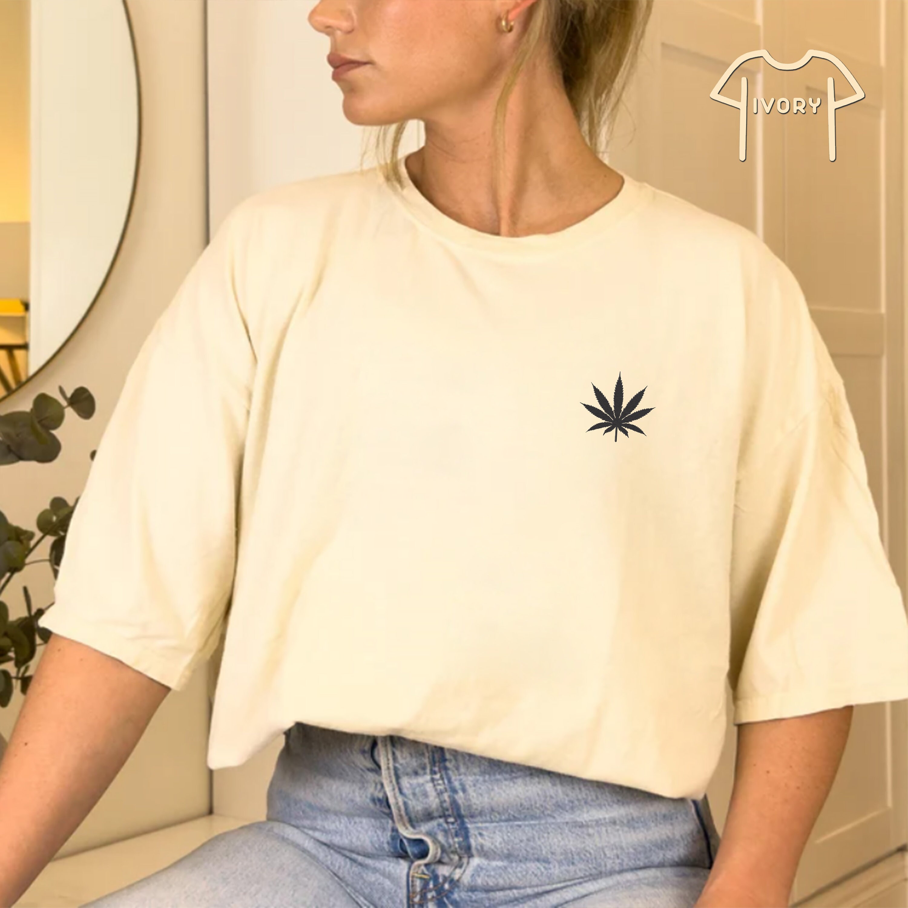 Embroidered Cannabis Shirt, Weed T Shirt, Marijuana Shirts, Weed Leaf ...