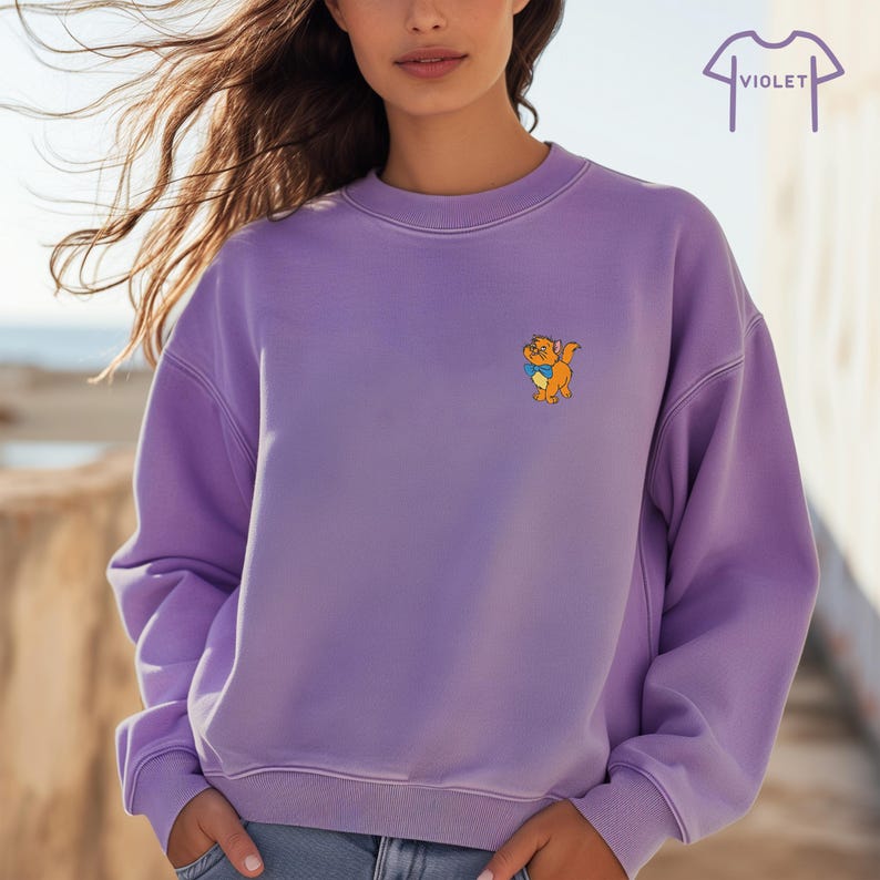 Embroidered Toulouse Pocket Sweatshirt, Disney Aristocats Sweatshirt, Berlioz Marie Cats Sweatshirt, Disneyland Trip Group Sweatshirt image 8