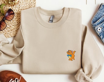 Sudadera con bolsillo bordado de Toulouse, sudadera de Los Aristogatos de Disney, sudadera de Berlioz Marie Cats, sudadera para grupos de viaje a Disneyland