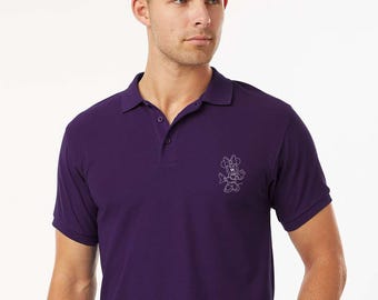Embroidered Minnie Mouse Polo Shirt, Disney Character Fan Shirt, Minnie Mouse Design Shirt, Disneyland Shirt, Minnie Mouse Shirt