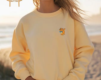 Embroidered Toulouse Pocket Sweatshirt, Disney Aristocats Sweatshirt, Berlioz Marie Cats Sweatshirt, Disneyland Trip Group Sweatshirt