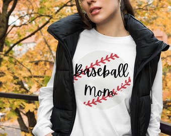 Unisex Long Sleeve Tee, Chic Long Sleeve Mom Tee - Casual & Stylish Parent Support Wear, Trendy Mom, Comfort Fit, Versatile Sportswear