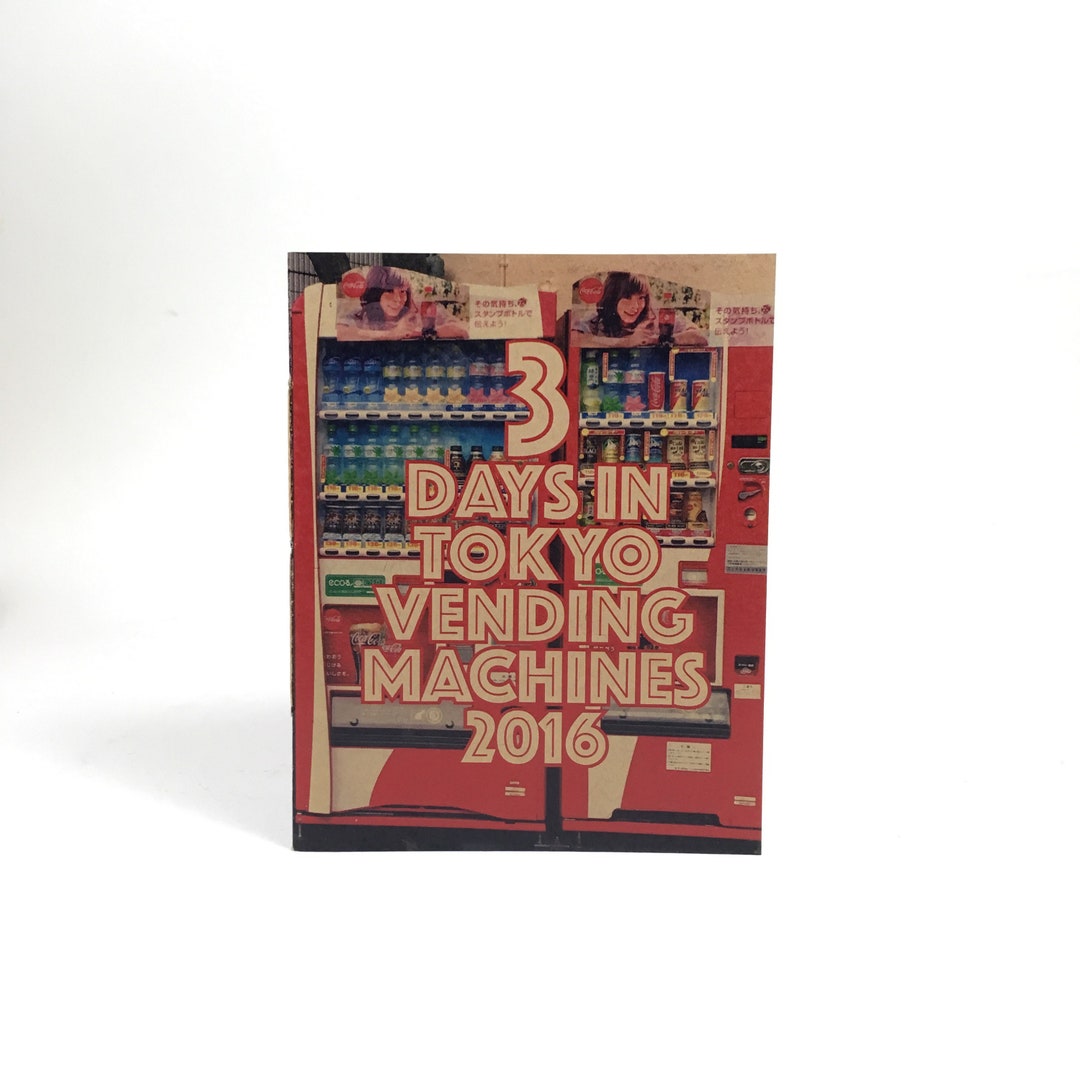 Zine Mini 3 Days in Tokyo Vending Machines 2016 Etsy