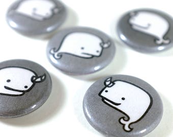 5 Pins - Narwhals