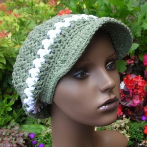 Twisted Slouch Hat Crochet Pattern image 1